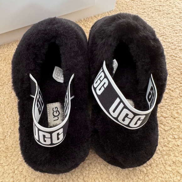 NEW‼️UGG Fluff Yeah Sheepskin Slide, Black Size US 8 EU 39 - Picture 13 of 17